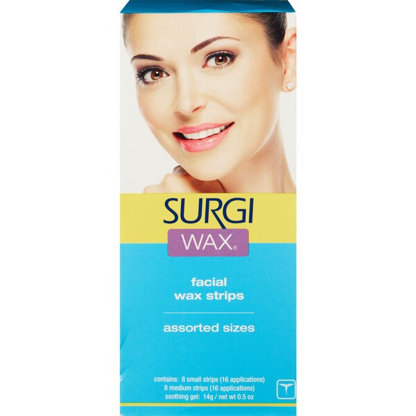 Surgi Wax Assorted Facial Wax Strips 