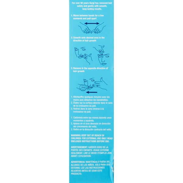 Surgi Wax Assorted Facial Wax Strips 
