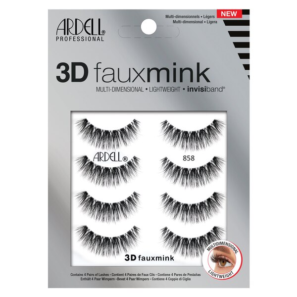 Ardell 3D - Pestañas postizas, Faux Mink 854