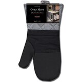 Royal Crest Oven Mitt with Neoprene Tip, Black, thumbnail image