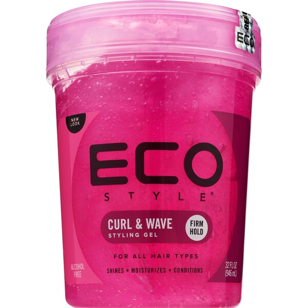 Eco Style Curl & Wave Styling Gel, 32 OZ