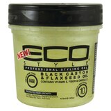 Eco Style Black Castor and Flaxseed Oil Style Gel, 16 OZ, thumbnail image