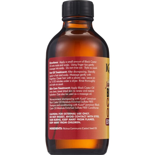 Kuza® Jamaican Black Castor Oil, Extra Dark, 4 OZ