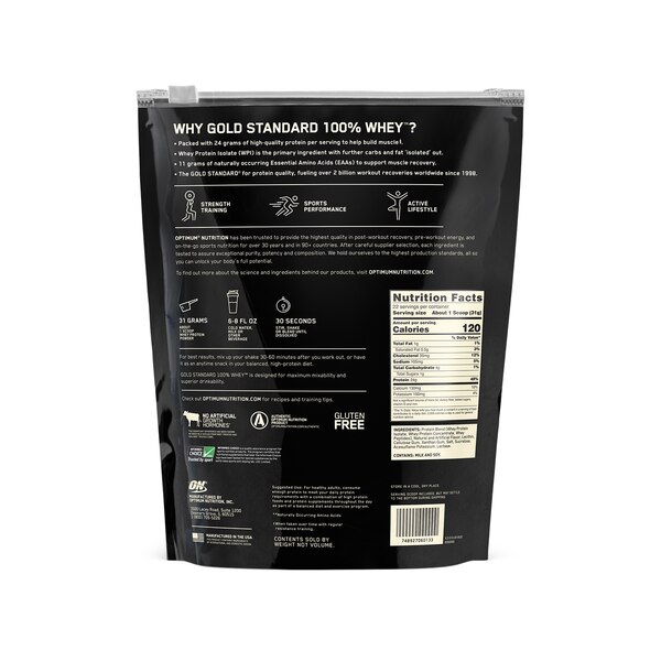 Optimum Nutrition Gold Standard 100% Whey, 24 OZ