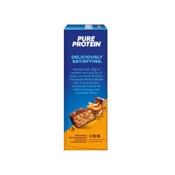 Pure Protein, Chocolate Peanut Butter Protein Bar, 1.76 Oz, 4 Ct