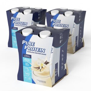 Pure Protein Complete Protein Shake, Vanilla Milkshake, 4 CT
