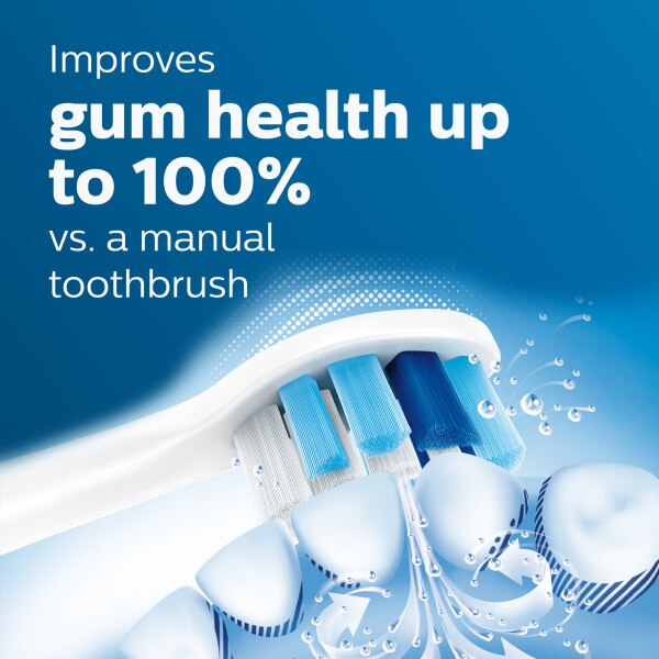 Philips Sonicare G2 Optimal Gum Care Electric Toothbrush Replacement Brush Heads, Medium Bristle