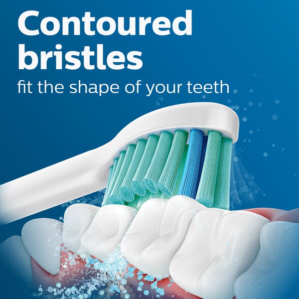 Philips Sonicare Simply Clean Electric Toothbrush Replacement Brush Heads, Medium Bristle