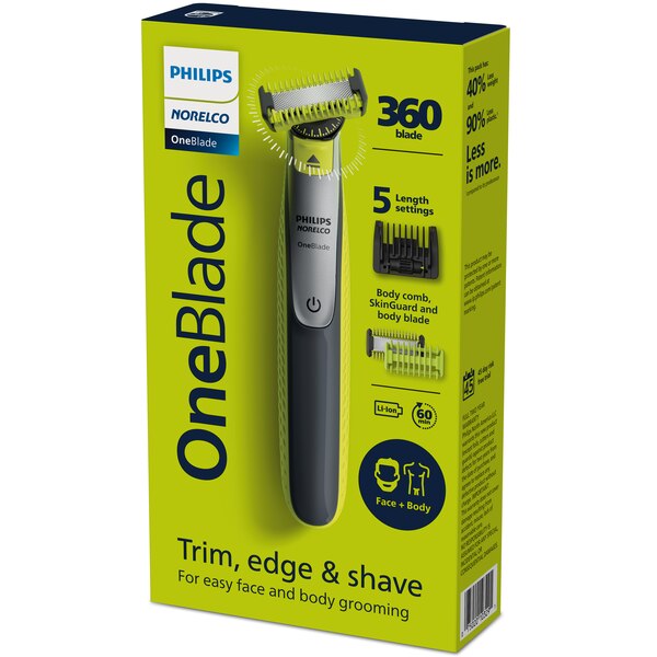 Philips Norelco OneBlade Face + Body Electric Trimmer and Shaver