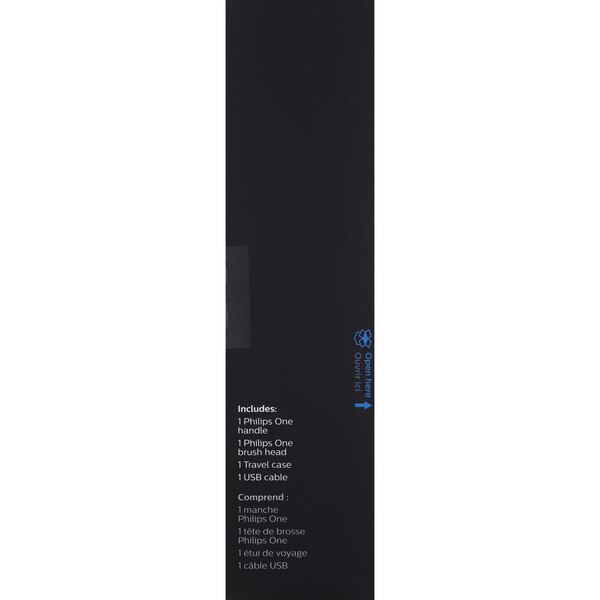Philips One by Sonicare Rechargeable Electric Toothbrush, Shadow Black