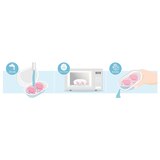 Philips Avent Ultra Soft Pacifier 0-6 Months, Wht/Grn 2pk, thumbnail image