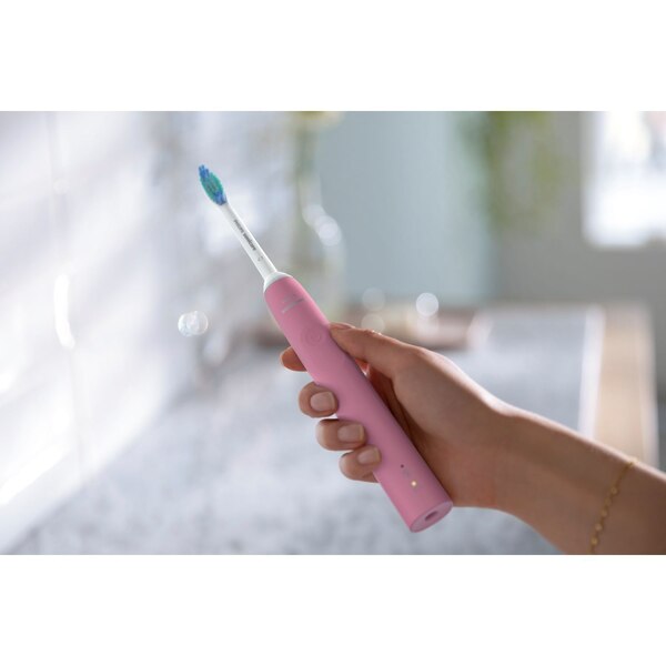 Philips Sonicare 3100 Rechargeable Electric Power Toothbrush with Pressure Sensor, Pink