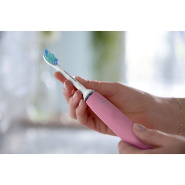 Philips Sonicare 3100 Rechargeable Electric Power Toothbrush with Pressure Sensor, Pink