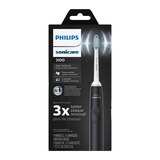 Philips Sonicare 3100 Rechargeable Electric Power Toothbrush with Pressure Sensor, HX3681/04, Black, thumbnail image