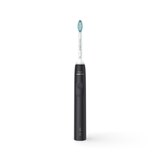 Philips Sonicare 3100 Rechargeable Electric Power Toothbrush with Pressure Sensor, HX3681/04, Black, thumbnail image