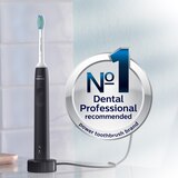 Philips Sonicare 3100 Rechargeable Electric Power Toothbrush with Pressure Sensor, HX3681/04, Black, thumbnail image