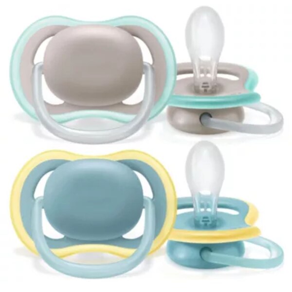 Philips Avent Ultra Air Pacifier 18m+, Beige/Dawn 2 PK