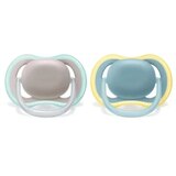 Philips Avent Ultra Air Pacifier 18m+, Beige/Dawn 2 PK, thumbnail image