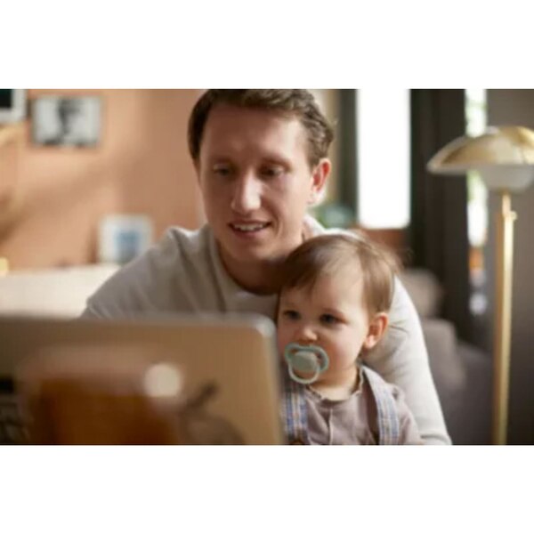 Philips Avent Ultra Air Pacifier 18m+, Beige/Dawn 2 PK