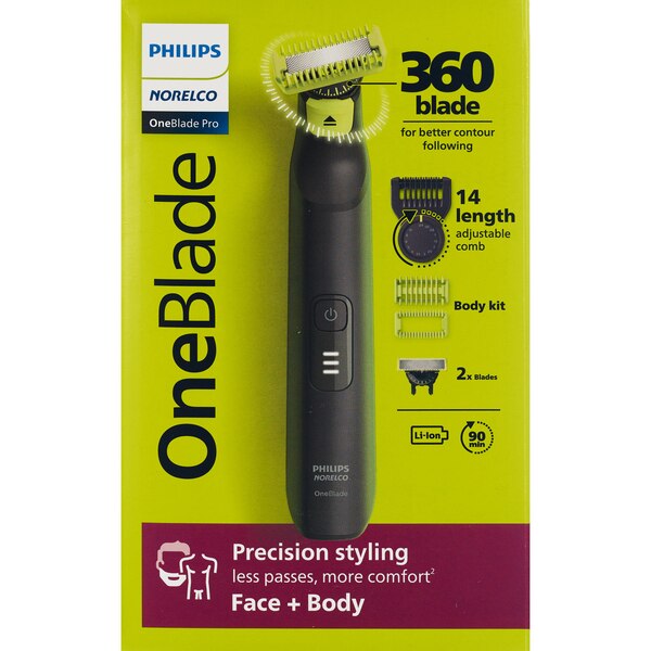 Philips Norelco OneBlade 360 Pro Face & Body Electric Trimmer