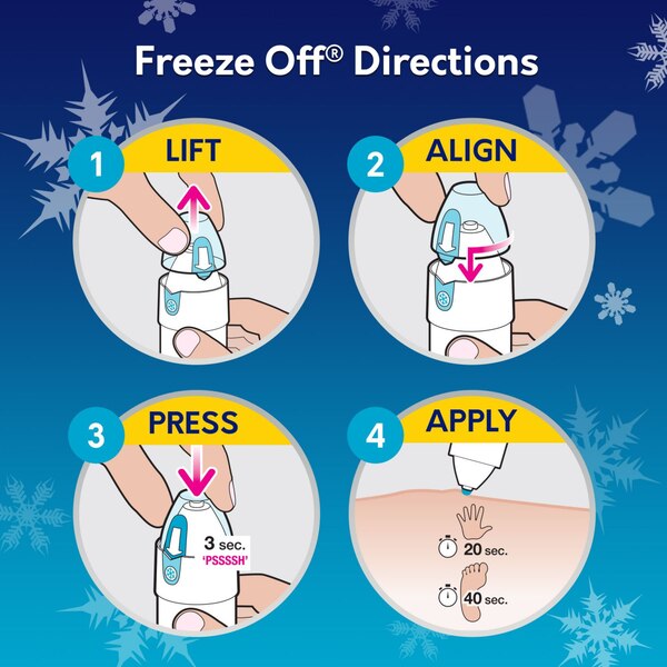Compound W Accu-Freeze, Freeze Off Advanced Wart Remover