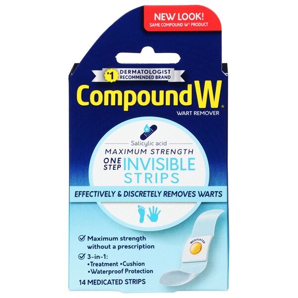 Compound W Invisible Strips, 14 CT