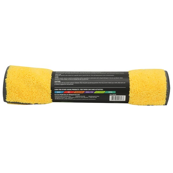 Viking Microfiber All-Purpose Auto Cloths, 3 ct