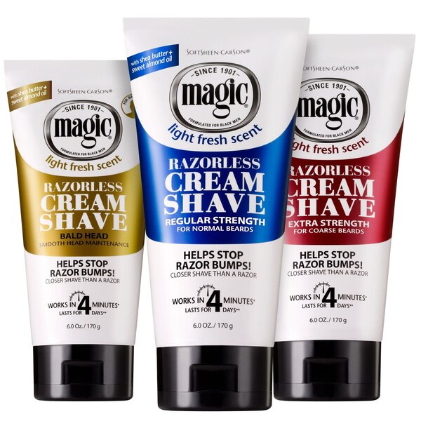SoftSheen-Carson Magic Razorless Shave Cream, 6 OZ