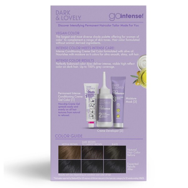 Dark & Lovely Go Intense! Ultra Vibrant Permanent Hair Color