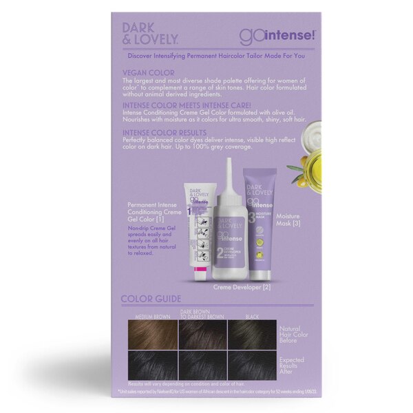 Dark & Lovely Go Intense! Ultra Vibrant Permanent Hair Color