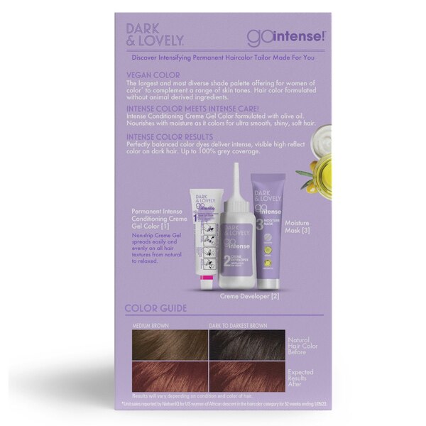 Dark & Lovely Go Intense! Ultra Vibrant Permanent Hair Color