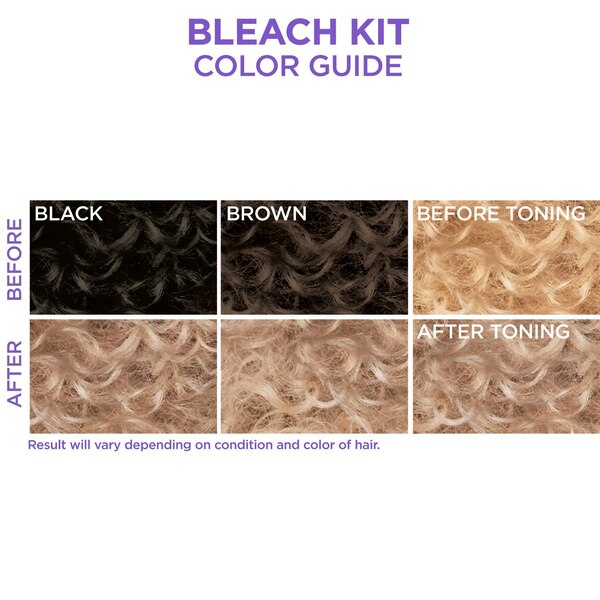 Dark and Lovely Uplift Hair Bleach Kit, Bleach Blonde