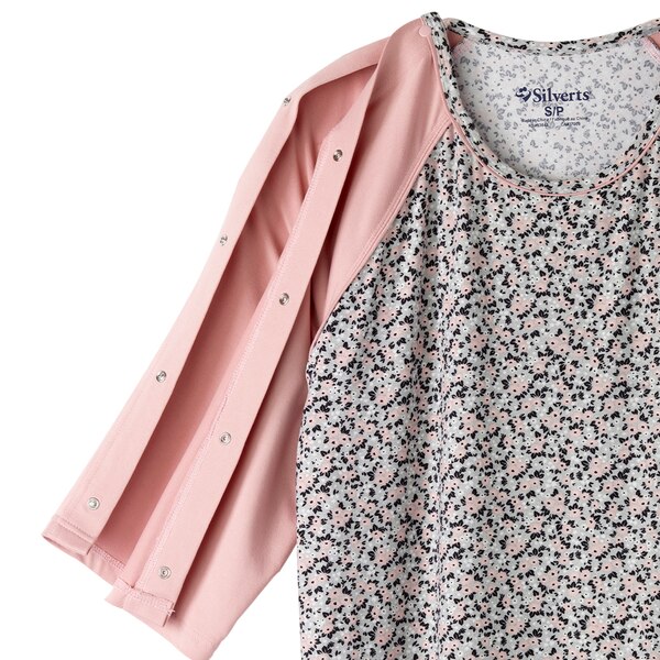 Silverts Recovery Nightgown with Side Snaps