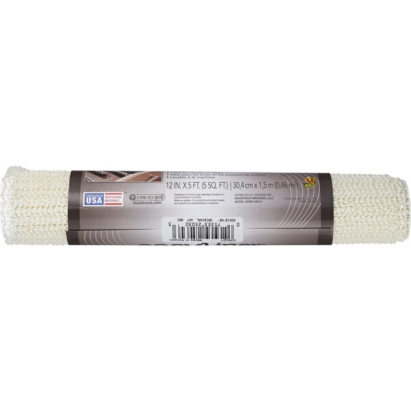 Duck Easy Liner - Tapete antideslizante para estantes, Original Grip, 20" x 5'