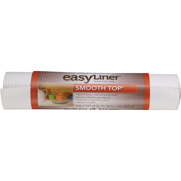 Duck Easy Liner Shelf Liner, Smooth Top 12"" x 10'