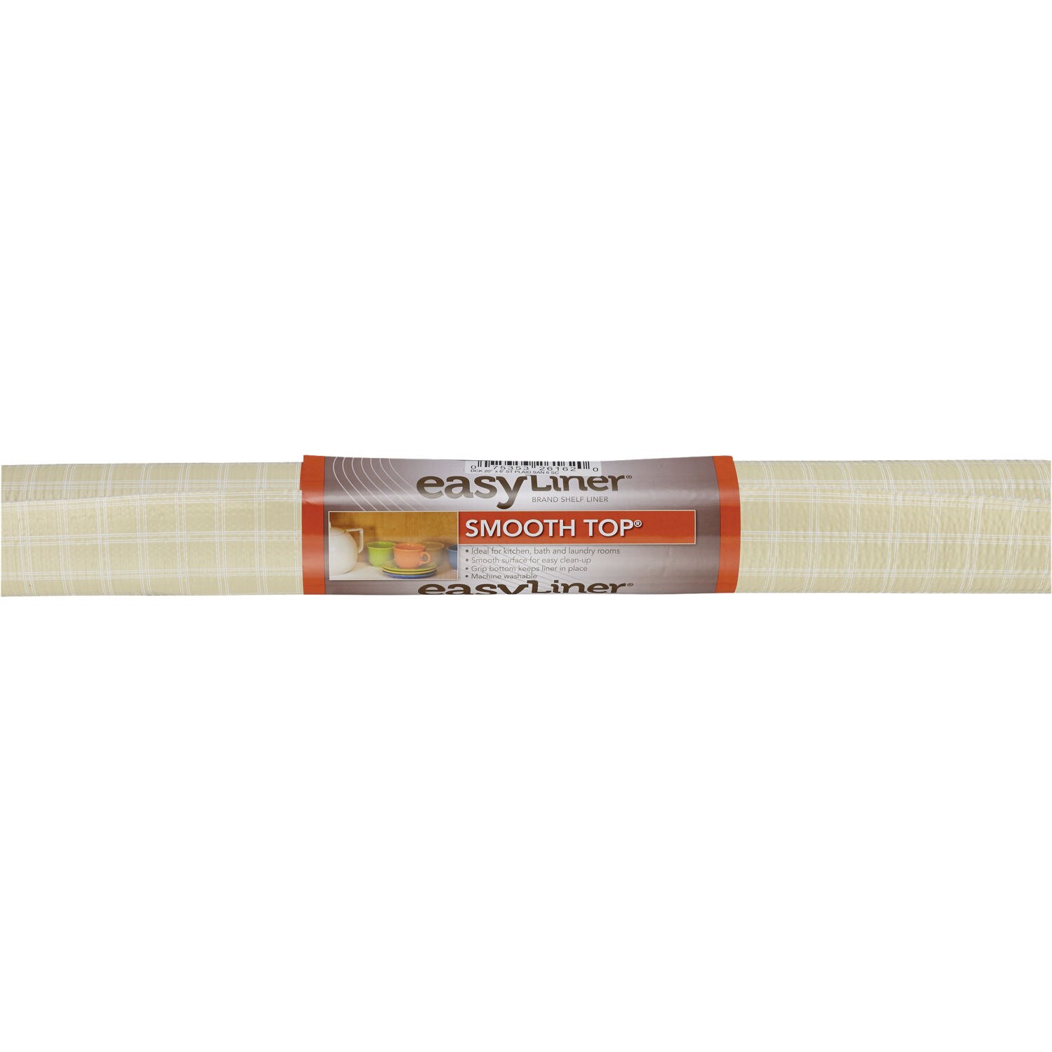 Duck Easy Liner - Tapete antideslizante para estantes, Smooth Top, 20" x 6'