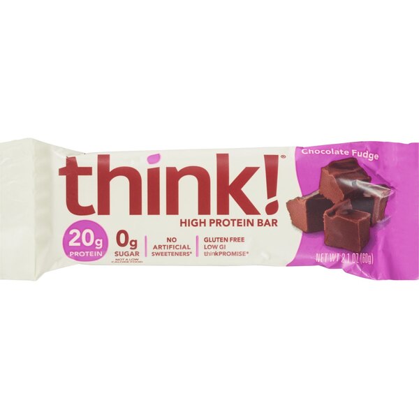 Think! High Protein Chocolate Fudge Bar, 2.1 oz