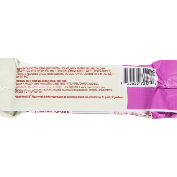 Think! High Protein Chocolate Fudge Bar, 2.1 oz