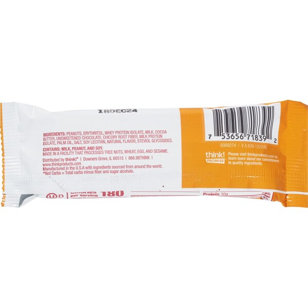 Think! Delight Protein Chocolate Peanut Butter Pie, 1.41 oz