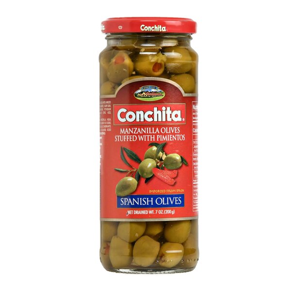 CONCHITA STUFFED MANZANILLA OLIVE W/MINCED PIMIENTOS JAR 7OZ