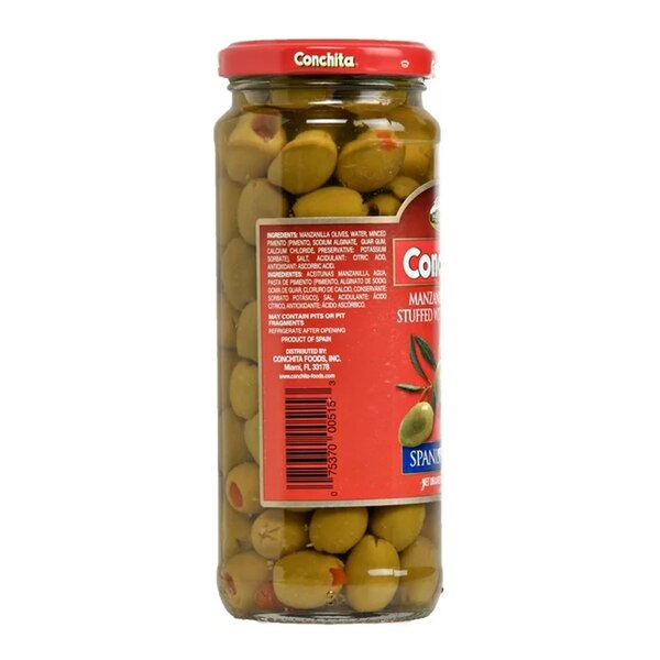 CONCHITA STUFFED MANZANILLA OLIVE W/MINCED PIMIENTOS JAR 7OZ
