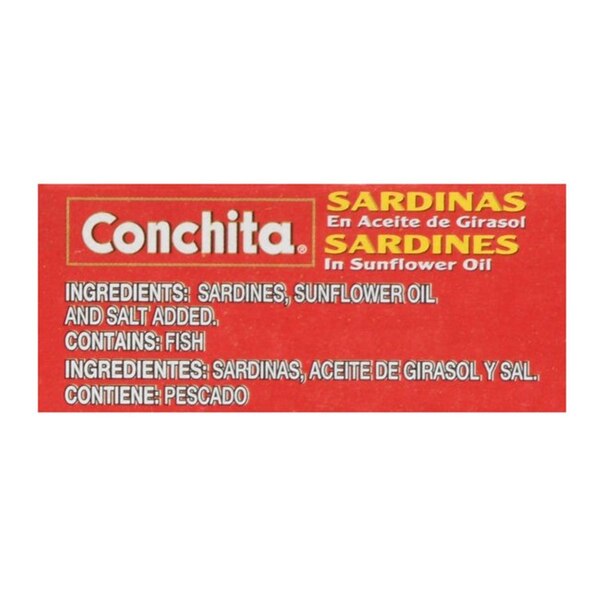 Conchita Sardinas en Aceite Vegetal (Sardines in Veg Oil)