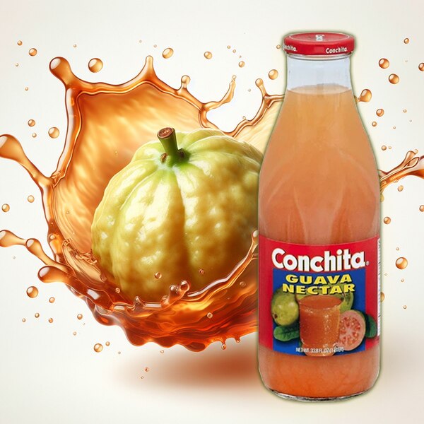 Conchita Nectar de Guayaba (Guava Nectar) 1 Liter Bottle
