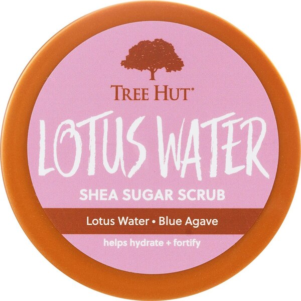 Tree Hut Shea Sugar Scrub, Lotus Water, 18 OZ
