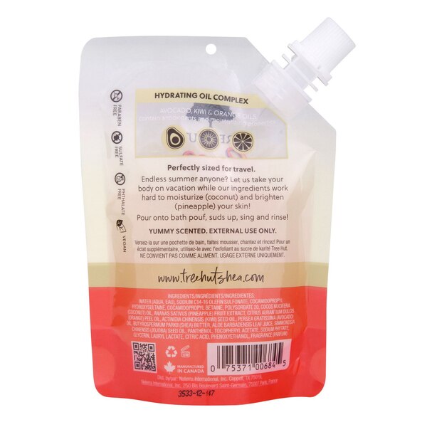 Tree Hut Foaming Gel Wash, Coca Colada, 3.3 OZ
