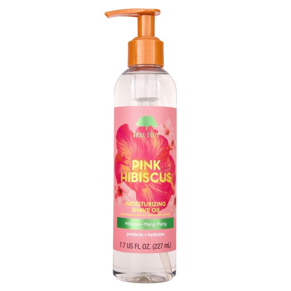 Tree Hut Bare Moisturizing Shave Oil, Pink Hibiscus, 7.7 OZ