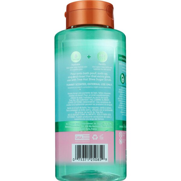 Tree Hut Foaming Gel Wash, Lotus Water, 18 OZ