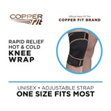 Copper Fit Rapid Relief Hot & Cold Therapy Knee Wrap, Adjustible, thumbnail image
