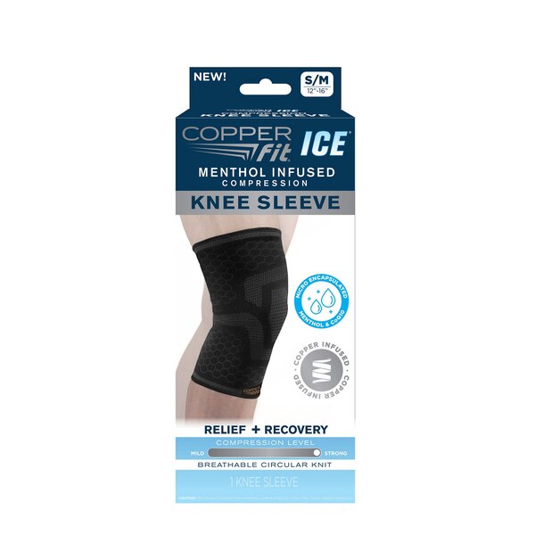 Copper Fit Ice Menthol Infused Compression Knee Sleeve