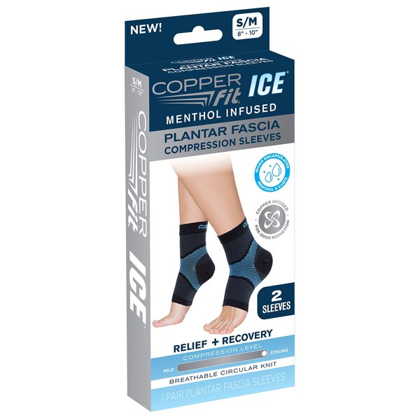 Copper Fit ICE Plantar Fasciitis Sleeve